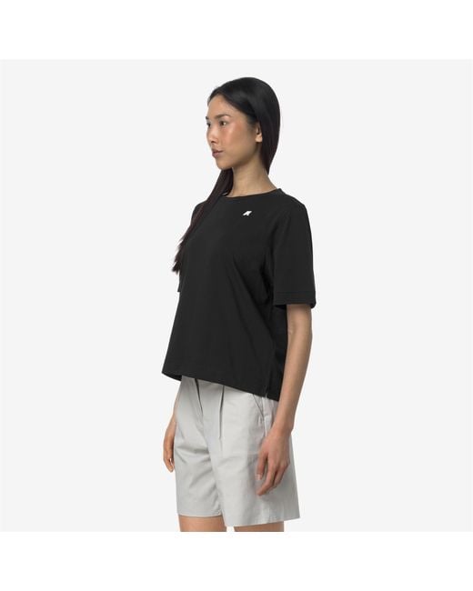 Selune Jersey di K-Way in Black