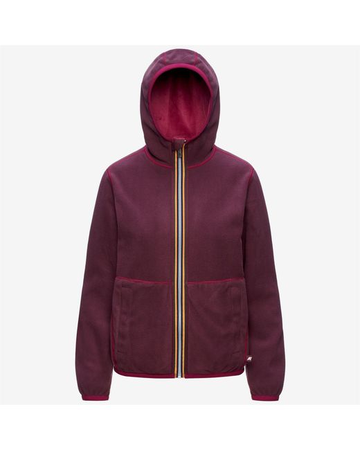 Lily Velour Polar Double K-Way de color Red