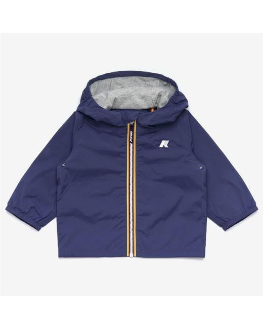 E. Jack Stretch Nylon Jersey K-Way de color Blue