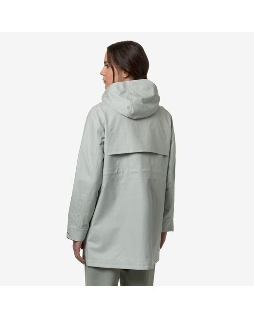 Thersa Linen Blend 2L di K-Way in Gray