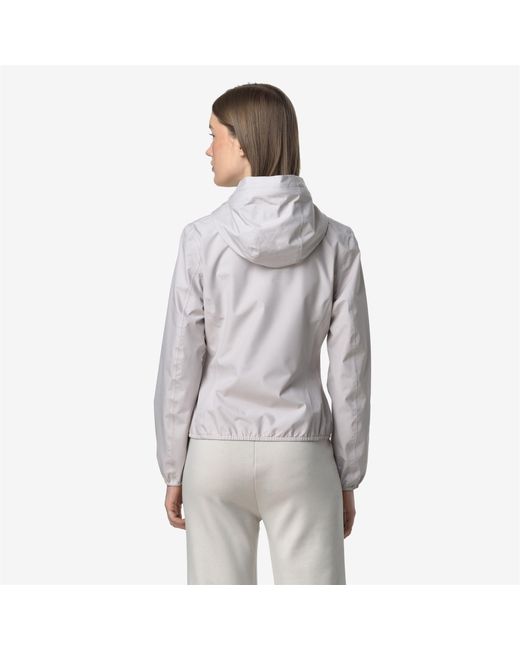 Lily Stretch Poly Jersey di K-Way in Gray