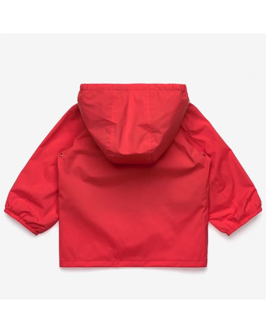 E. Jack Stretch Nylon Jersey K-Way de color Red