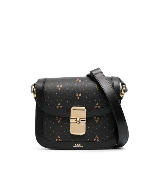 A.P.C. Sac Grace Mini Noir in Black Lyst