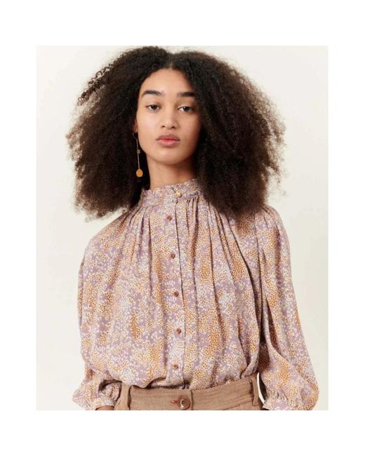 Blouse col montant new arrivals