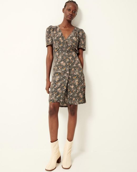 Sessun Claudia Robe Bloom Tempo in Natural Lyst