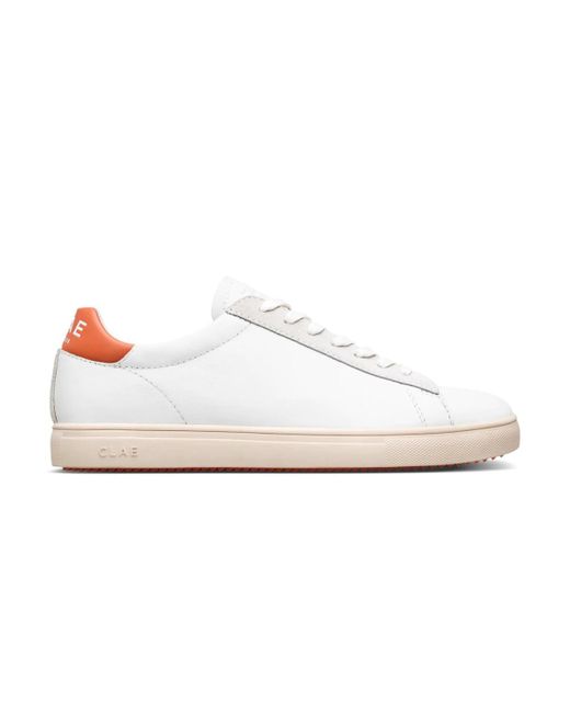 CLAE Bradley Canyon Sunset Leather in White | Lyst UK