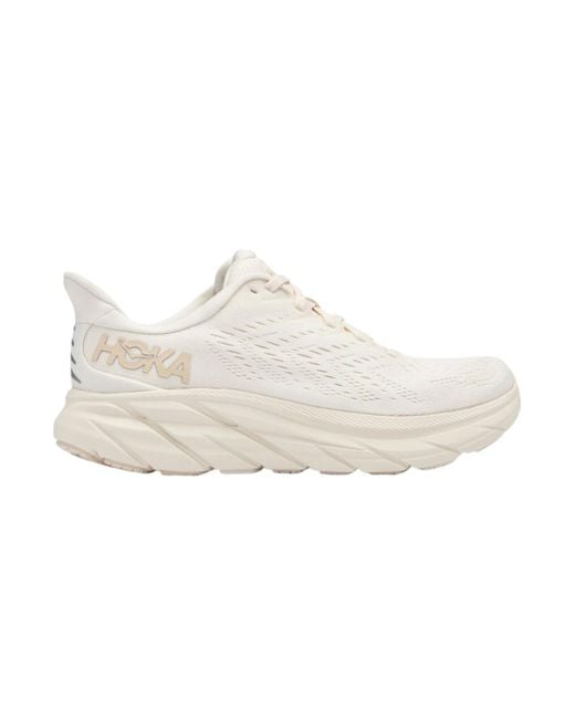 Hoka One One Rubber W Clifton 8 Eggnog / Shifting Sand in White Lyst