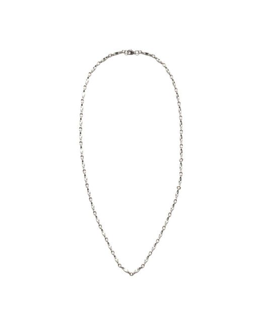 Maple Sunburst Chain Silver 925 50cm Os In Metallic For Men Lyst