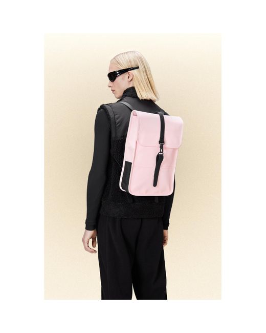 Rains Backpack Mini W3 Candy in Pink | Lyst