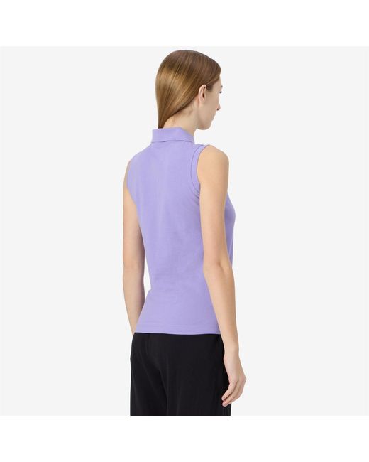 Logo Tennis Wws Slim Kappa de color Purple