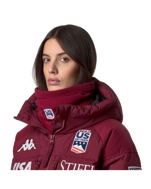 Cold Us Sciarpe Uomo, Donna Rosso di Kappa in Red