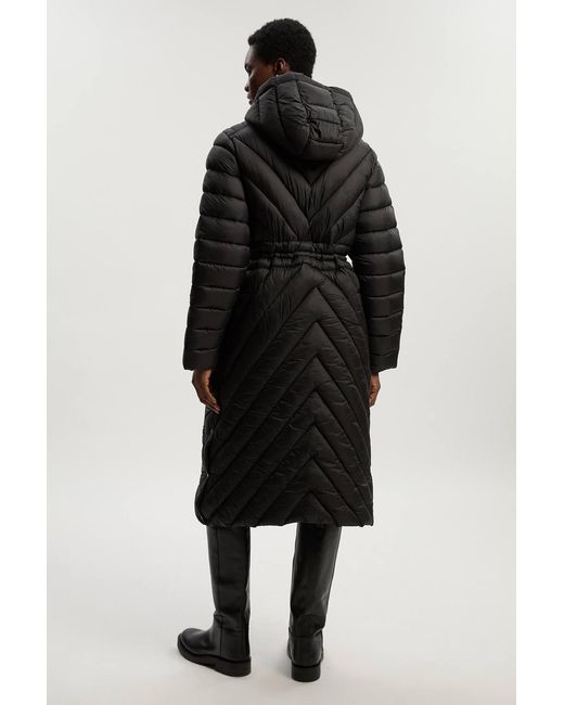 Karen Millen Black Lightweight Knee Length Packable Coat