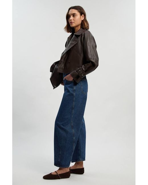 Karen Millen Blue Denim Barell Jeans