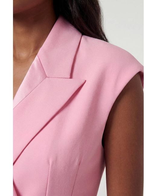 Karen Millen Compact Stretch Seam Detail Tailored Mini Dress