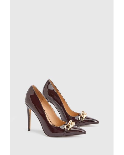 Karen Millen Multicolor Leather Stiletto Pointed Toe Heeled Shoe