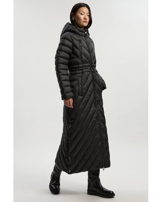 Karen Millen Black Lightweight Packable Maxi Coat