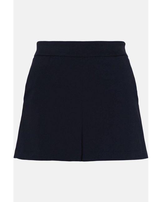 Karen Millen Blue Essential Techno Woven Shorts