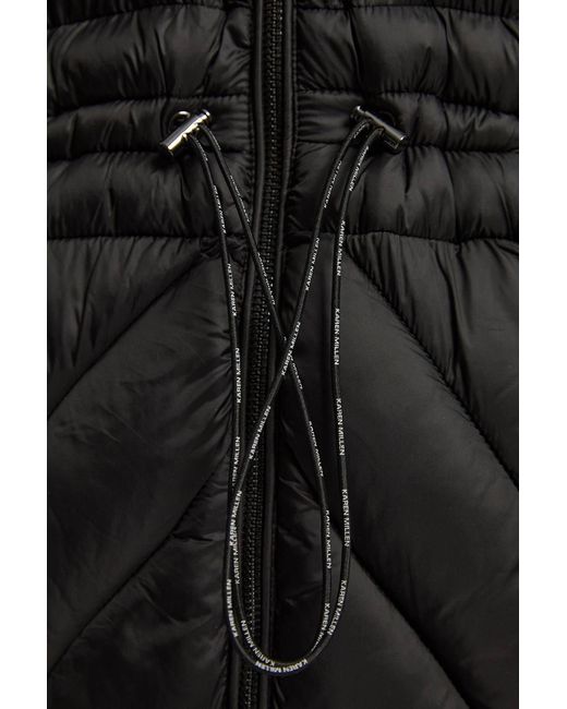 Karen Millen Black Lightweight Packable Maxi Coat