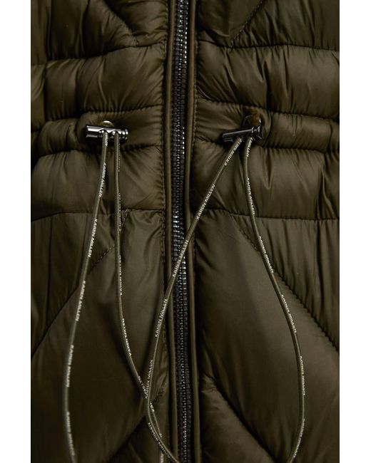 Karen Millen Green Lightweight Packable Maxi Coat