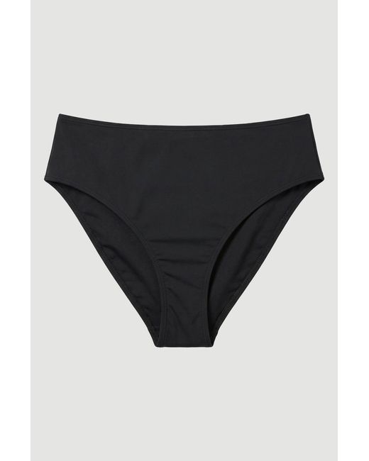 Karen Millen Black High Waist Bikini Bottom