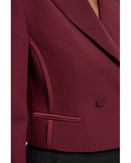 Karen Millen Satin Back Crepe Tailored Jacket