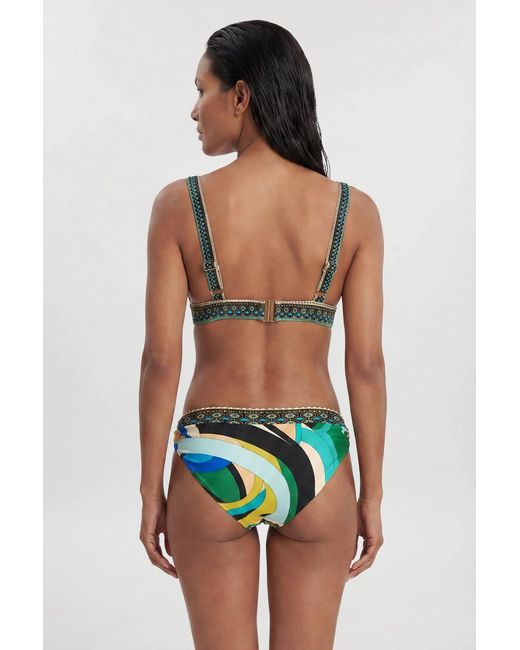 Karen Millen Multicolor Placement Print Bikini Bottom