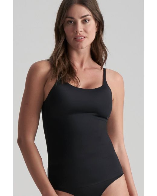 Karen Millen Black Invisible Singlet