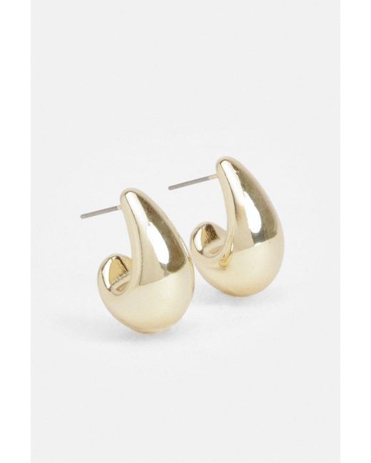 Karen Millen Brown Round Drop Earrings