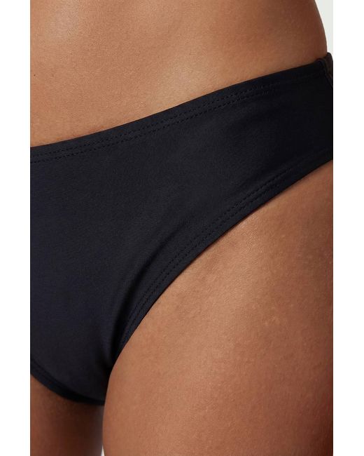 Karen Millen Black High Waist Bikini Bottoms