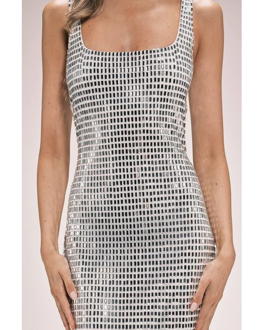 Karen Millen Pink Premium Crystal Embellished Midi Dress
