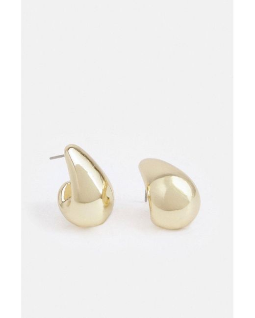 Karen Millen Brown Round Drop Earrings