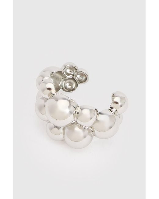 Karen Millen Metallic Statement Sphere Cuff Bracelet