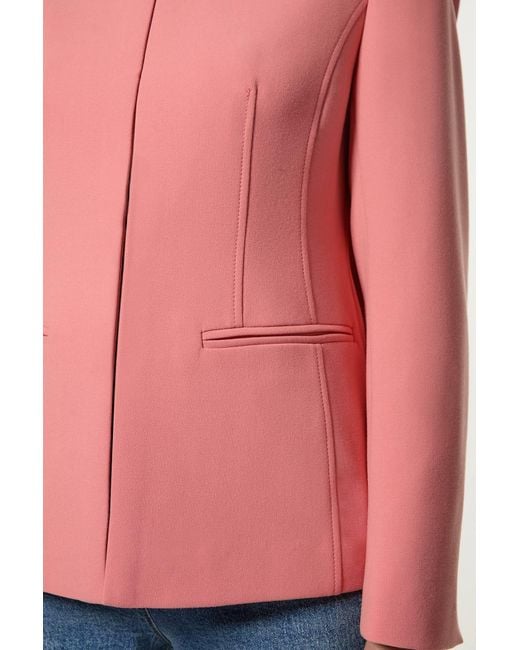 Karen Millen Compact Stretch Tailored Seam Detail Blazer