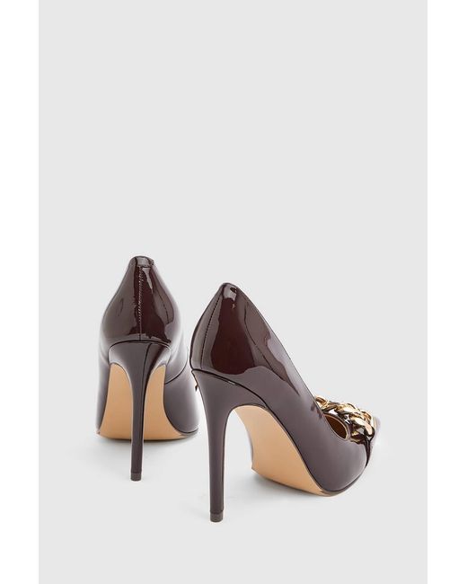 Karen Millen Multicolor Leather Stiletto Pointed Toe Heeled Shoe