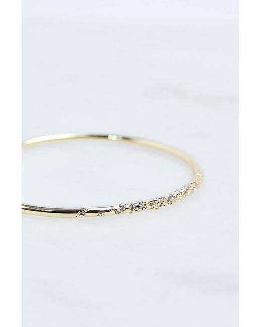 Karen Millen Blue Hand Set European Crystal Sprinkle Bangle
