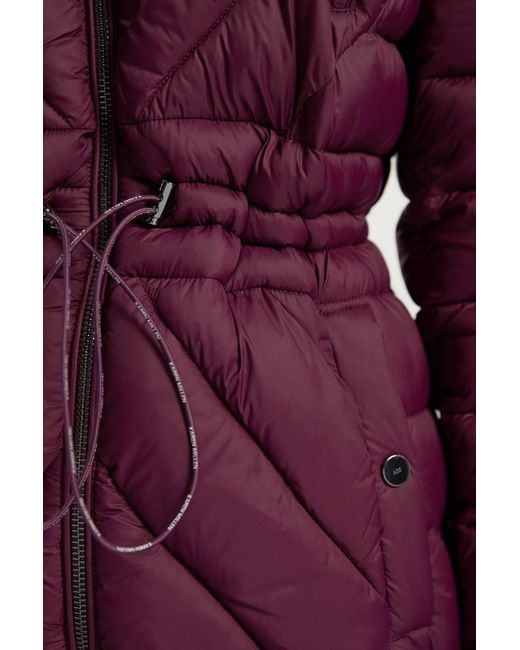 Karen Millen Purple Real Down Packable Coat