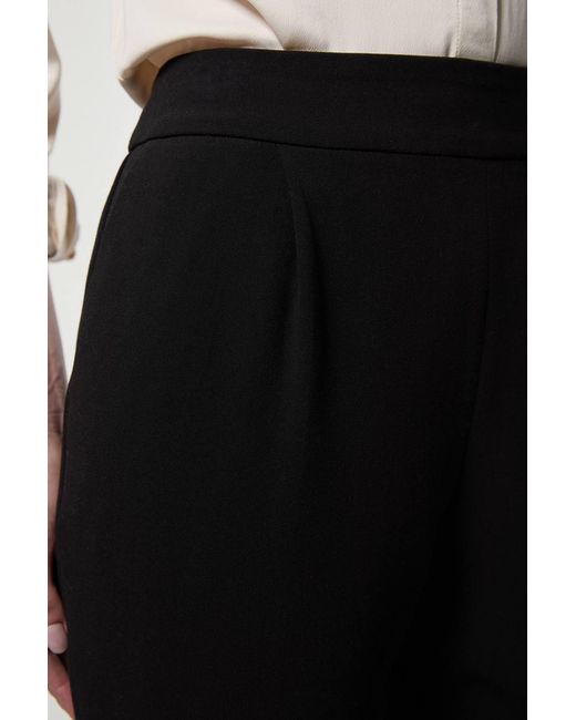 Karen Millen White Compact Stretch Essential Tailored High Waist Slim Leg Trouser
