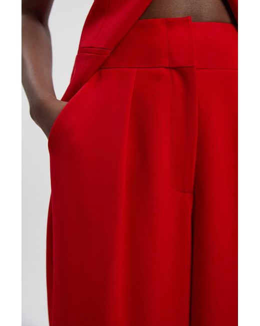 Karen Millen Soft Tailored Wide Leg Trouser