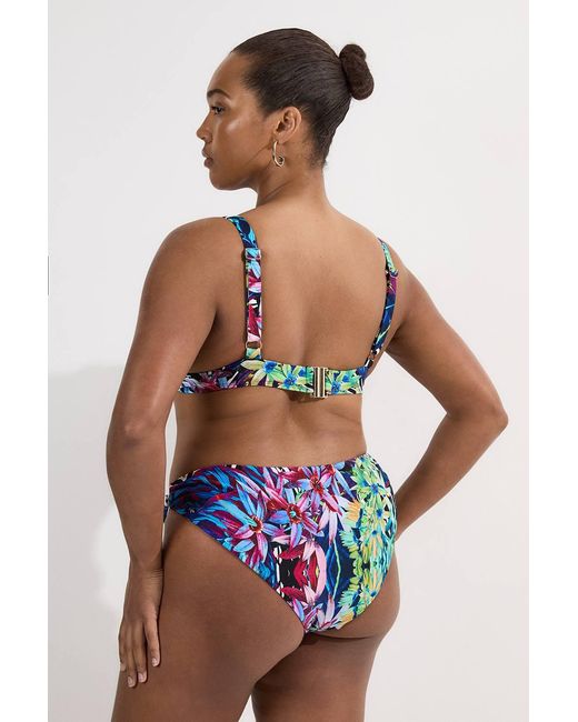 Karen Millen Multicolor Plus Size Tropical Floral Bikini Bottoms