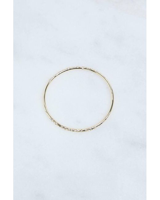 Karen Millen Blue Hand Set European Crystal Sprinkle Bangle