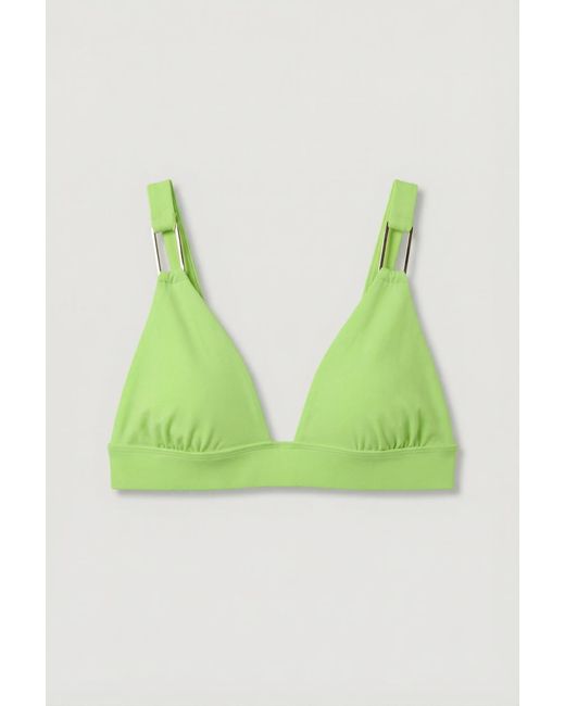 Karen Millen Green Trim Detail Bikini Top