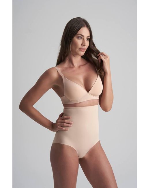 Karen Millen Brown Sculpting High Waist Brief