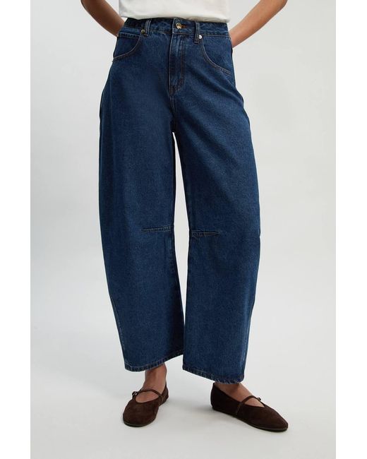 Karen Millen Blue Denim Barell Jeans