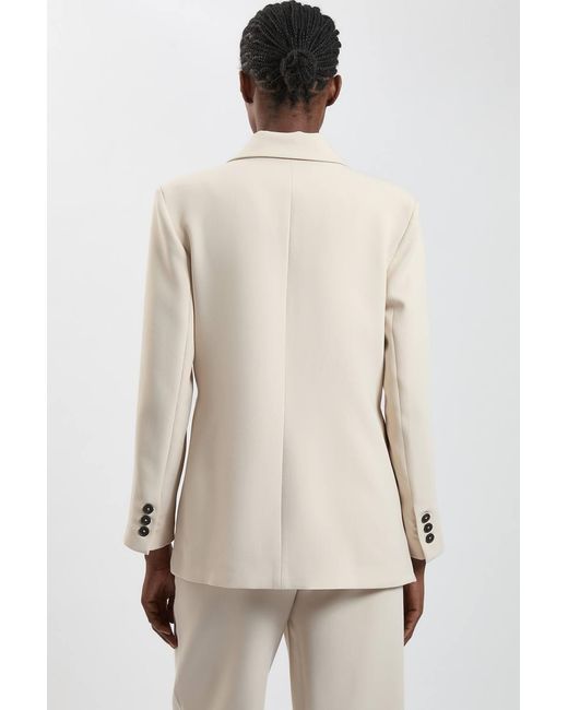 Karen Millen Natural Tailored Double Breast Blazer