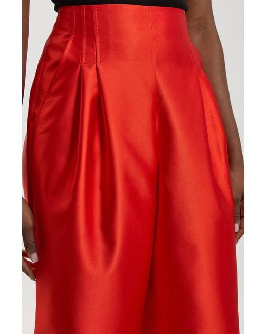 Karen Millen Structured Satin Tailored Trouser