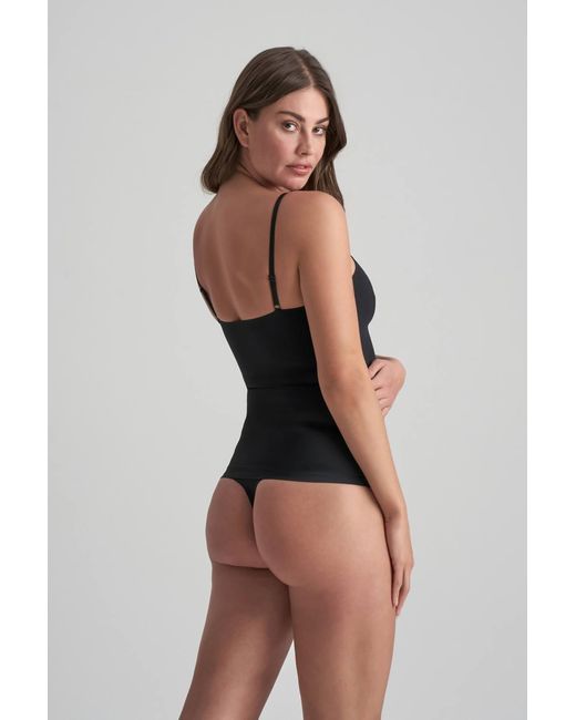 Karen Millen Black Invisible Singlet