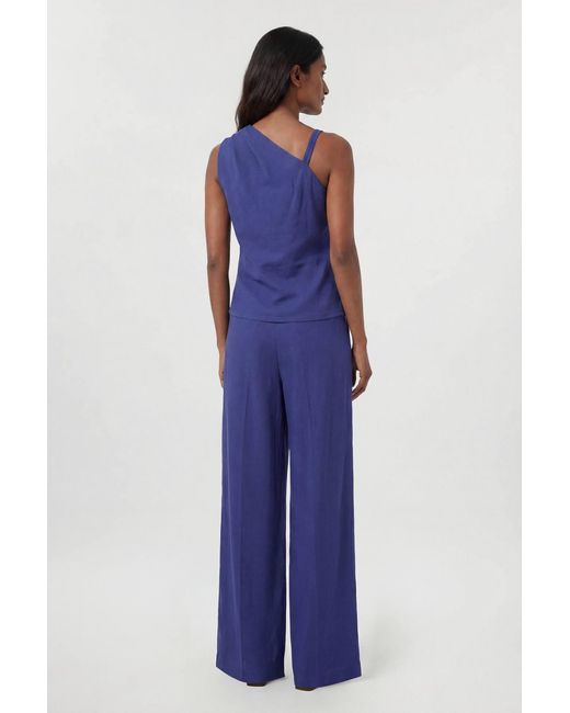 Karen Millen Blue Modal Trouser Co Ord