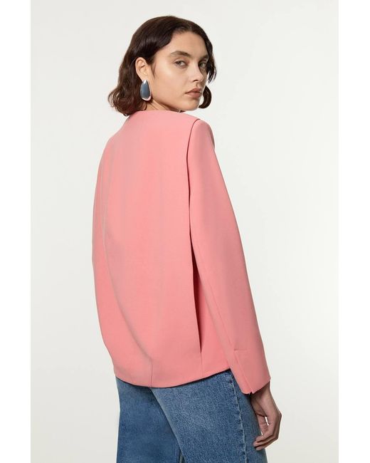 Karen Millen Compact Stretch Tailored Seam Detail Blazer