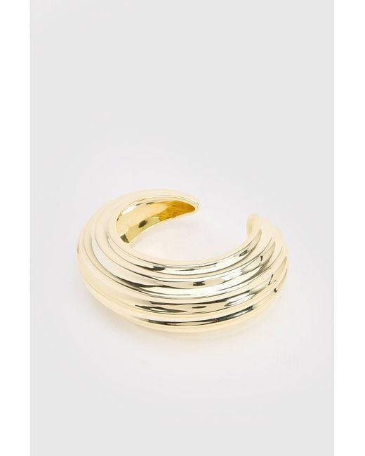 Karen Millen Black Tapered Cuff Bracelet