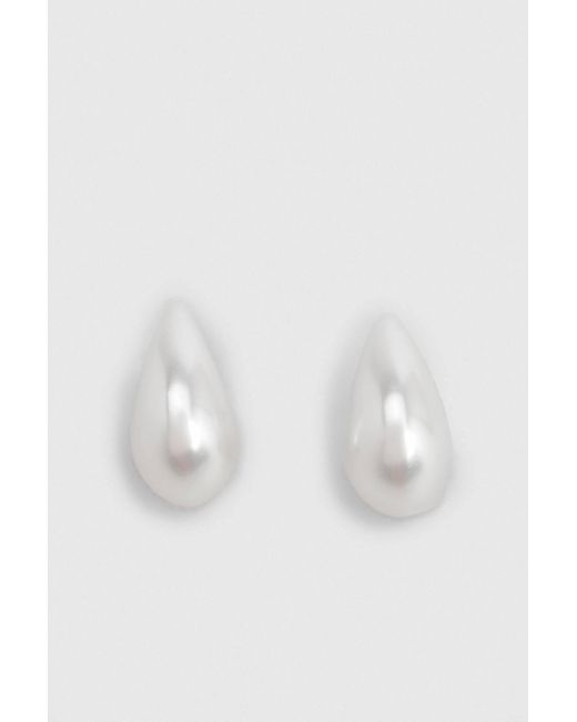 Karen Millen Brown Teardrop Earrings
